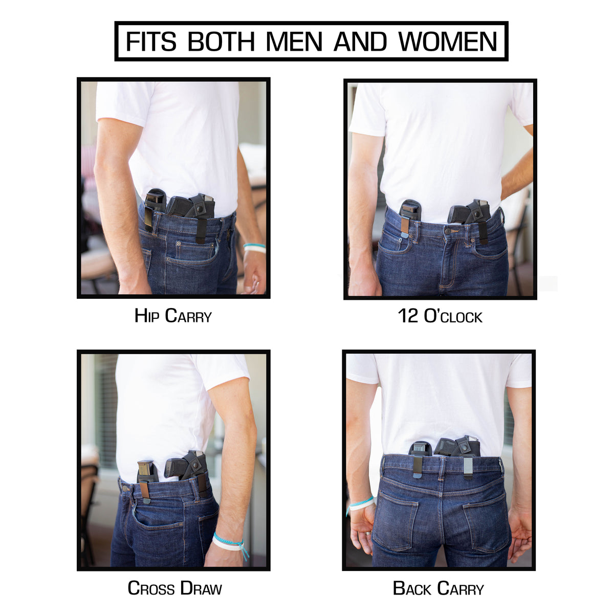 Positions Best Gun Belt For Iwb Concealed Carry IWB Universal
