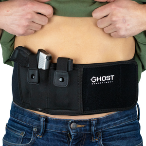 Large Belly Band Holster for Concealed Carry | Fits up to a 52" Belly | IWB Gun Holsters | Men and Women | Right and Left Handed Styles Available