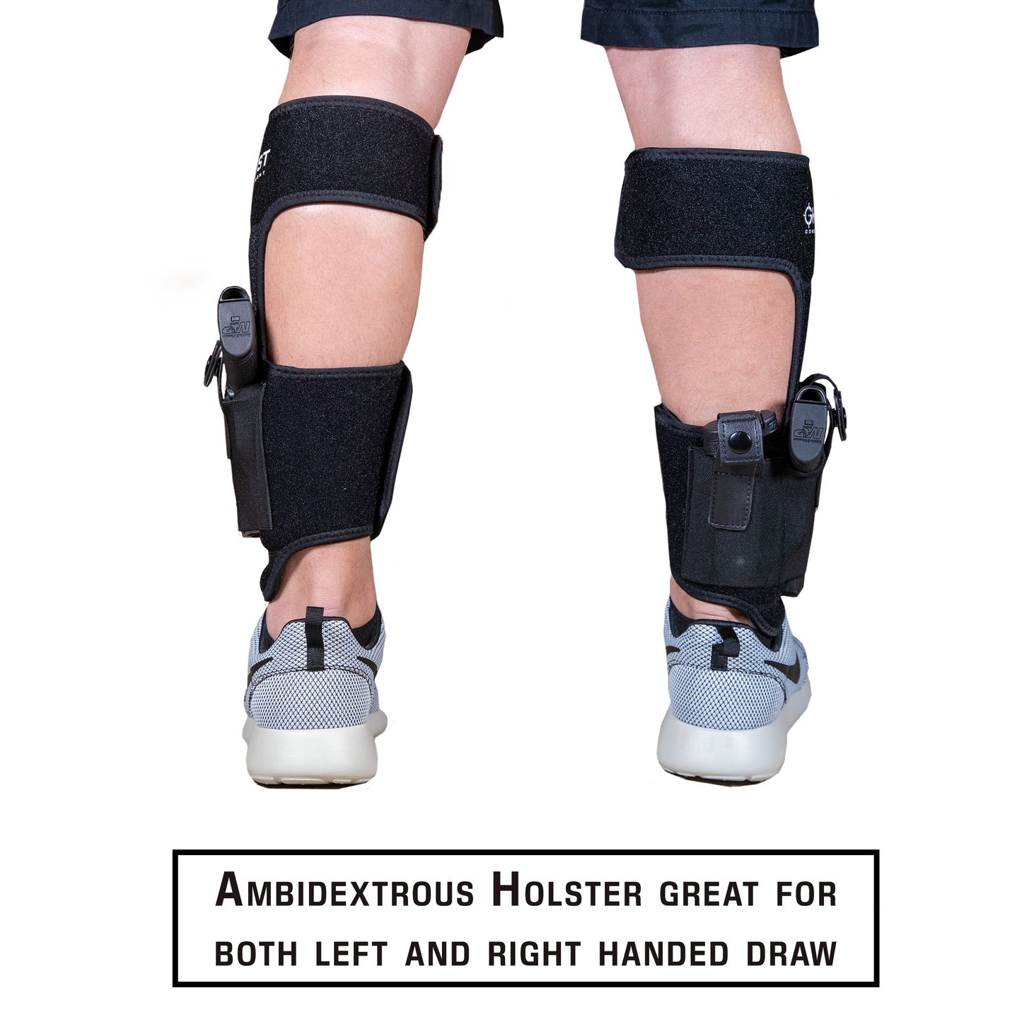 ANKLE HOLSTER FOR CONCEALED CARRY PISTOL | UNIVERSAL LEG CARRY GUN HOLSTER WITH MAGAZINE POUCH | MEN AND WOMAN