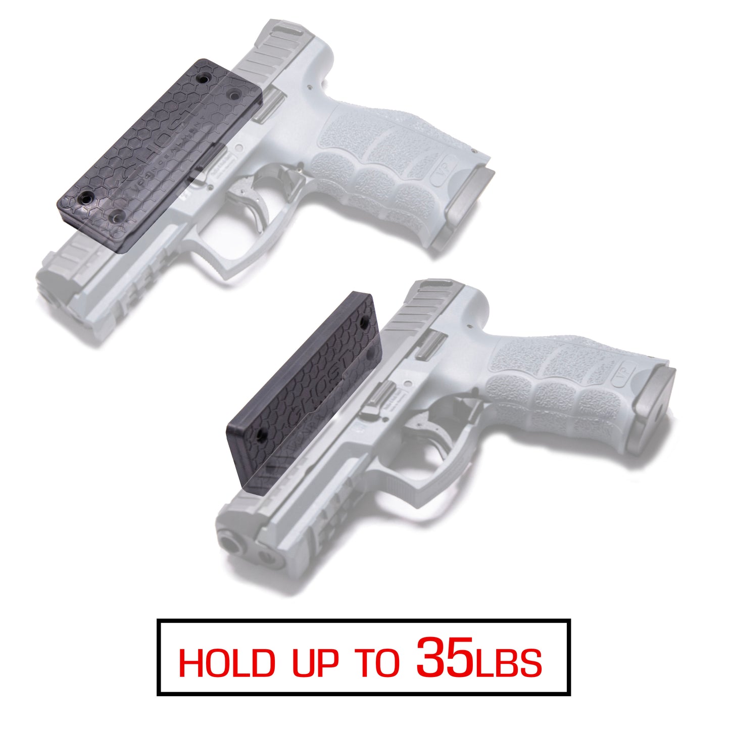 Ghost Concealment Magnetic Gun Mount Display