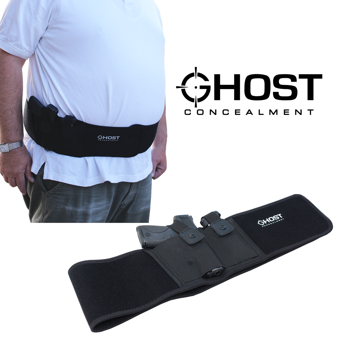 BELLY BAND HOLSTER FOR CONCEALED CARRY | IWB GUN HOLSTER | MEN AND WOMEN