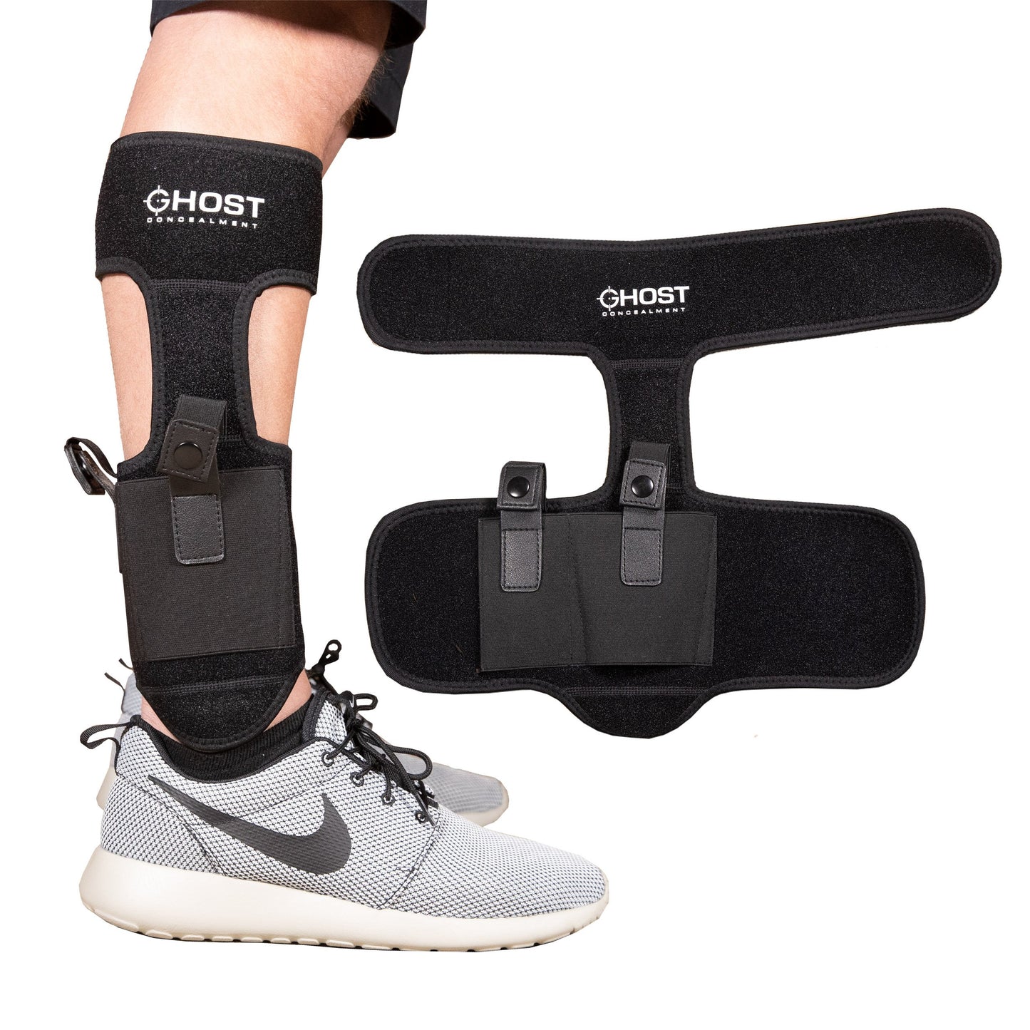 ANKLE HOLSTER FOR CONCEALED CARRY PISTOL | UNIVERSAL LEG CARRY GUN HOLSTER WITH MAGAZINE POUCH | MEN AND WOMAN